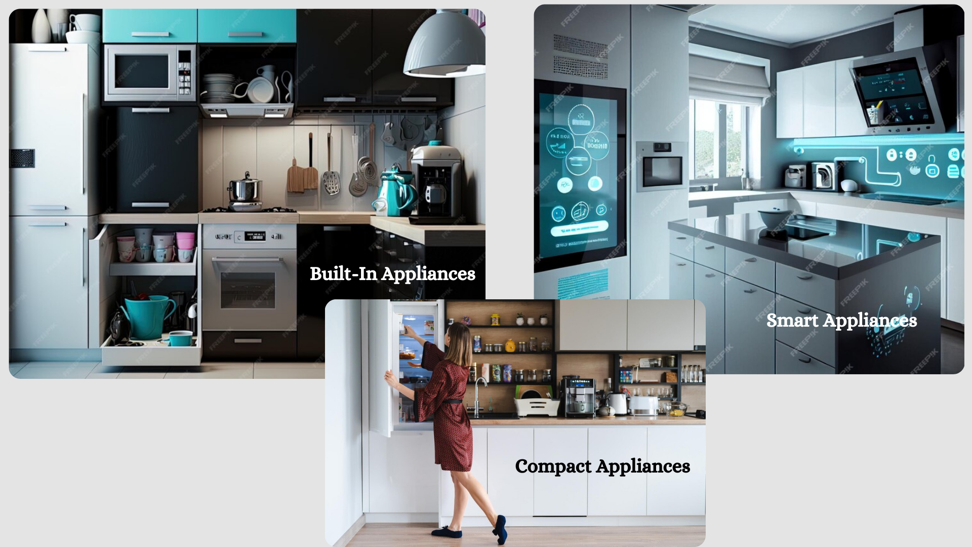 Appliances in Modular Kitchens