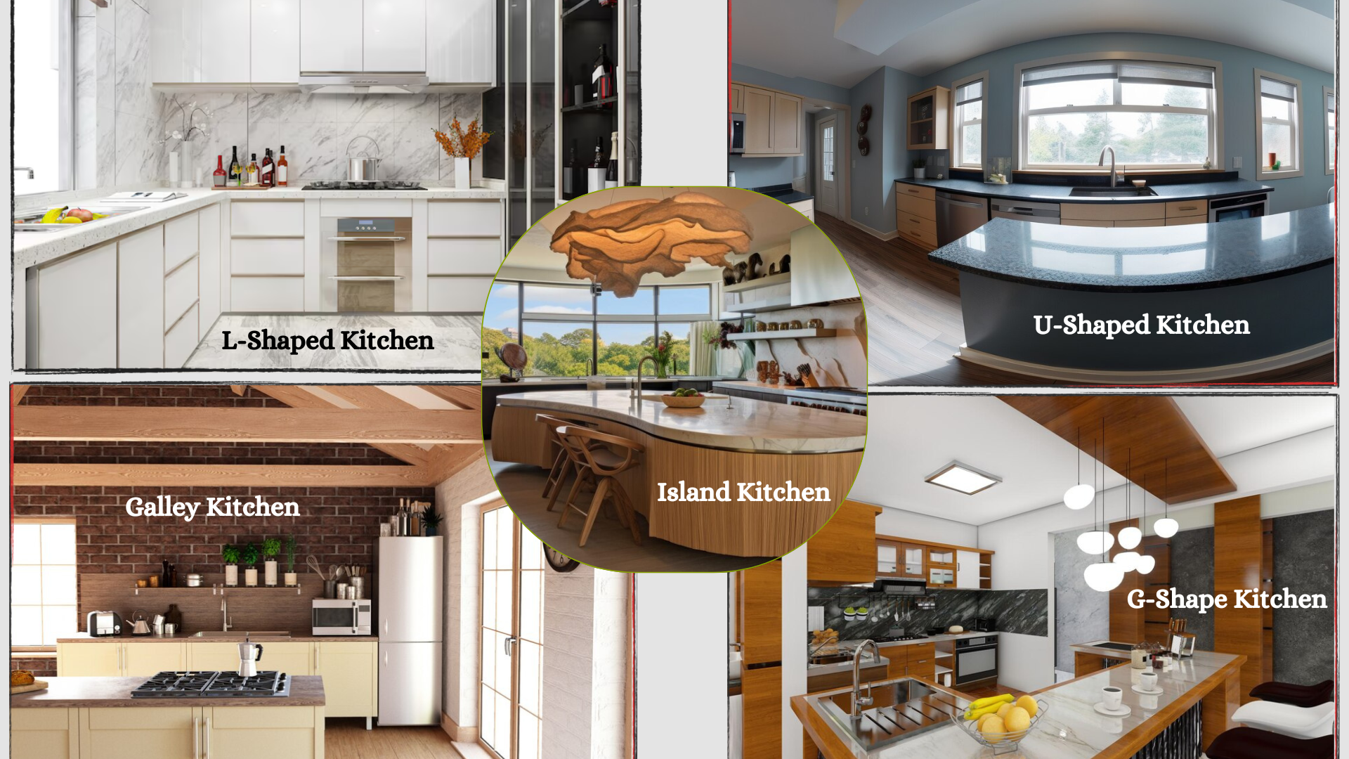Popular Layouts for Modular Kitchens