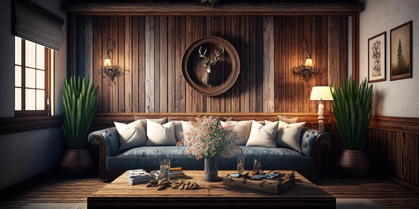 Rustic Living Room Design