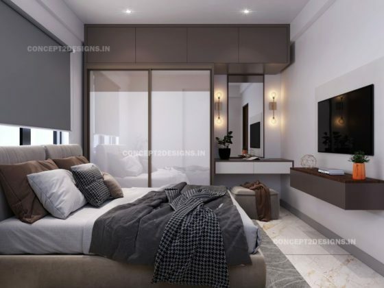 Gorgeous bedroom designer in bangalore | c2d concept2designs top interior designers 2024