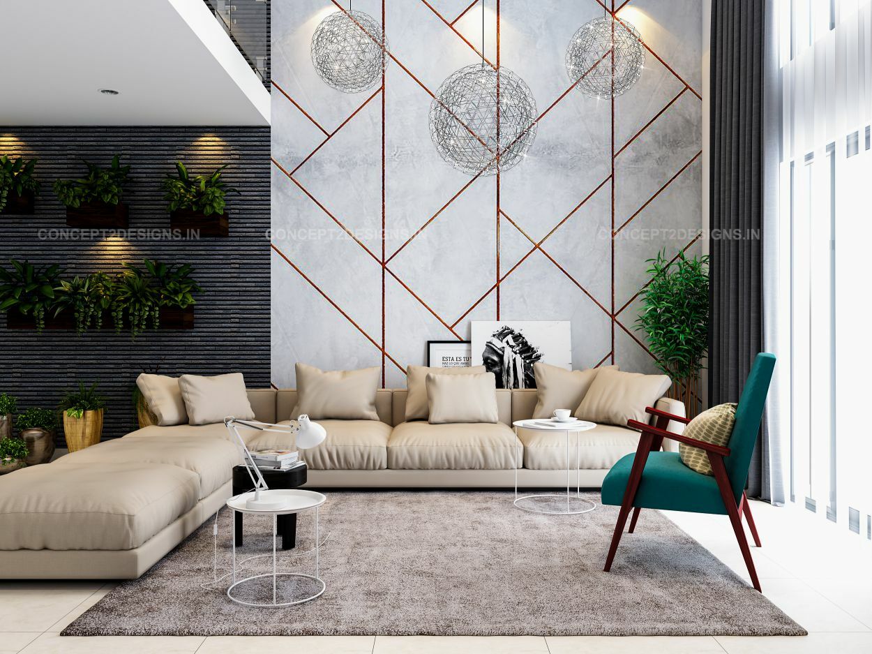Best Living Room Designers | C2D-Concept2Designs